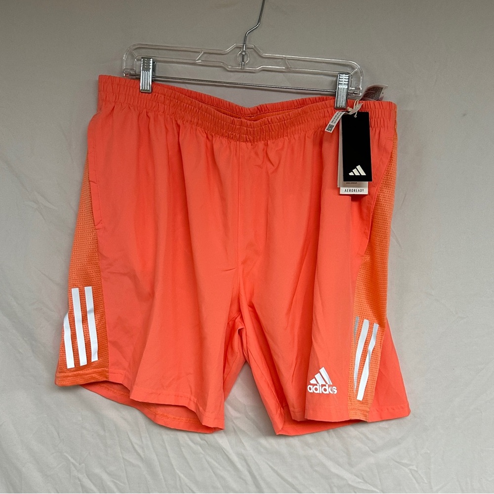 NWT Adidas 7" Shorts - Coral - 2XL